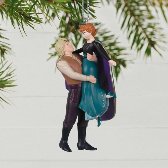 Hallmark Frozen 2 Ornament Anna and Kristoff 2022 Disney Princess Keepsake New - Picture 8 of 8